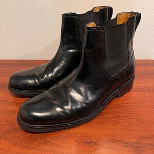 Cole Haan Black Leather Ankle Boots